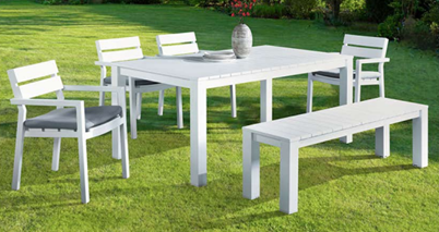 Cabena Dining 4 Seater w/Bench